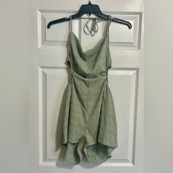 SHEIN Dresses & Skirts - SHEIN Sage Green Textured Mini Dress